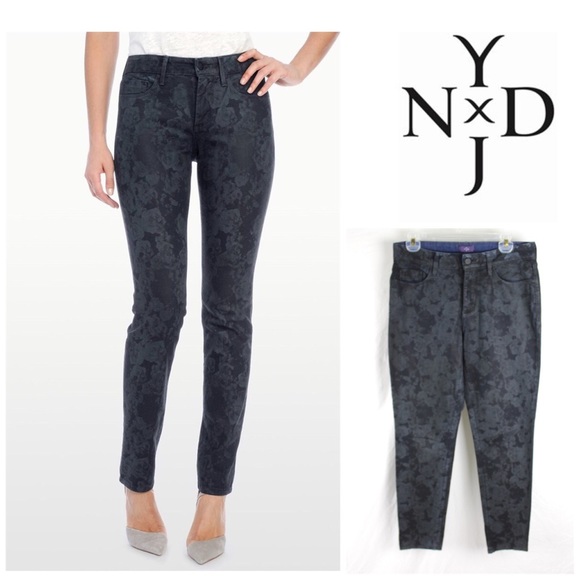 nydj alina legging jeans black